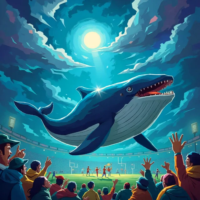 Wilbur the time-traveling whale explains the Super Bowl! Cover