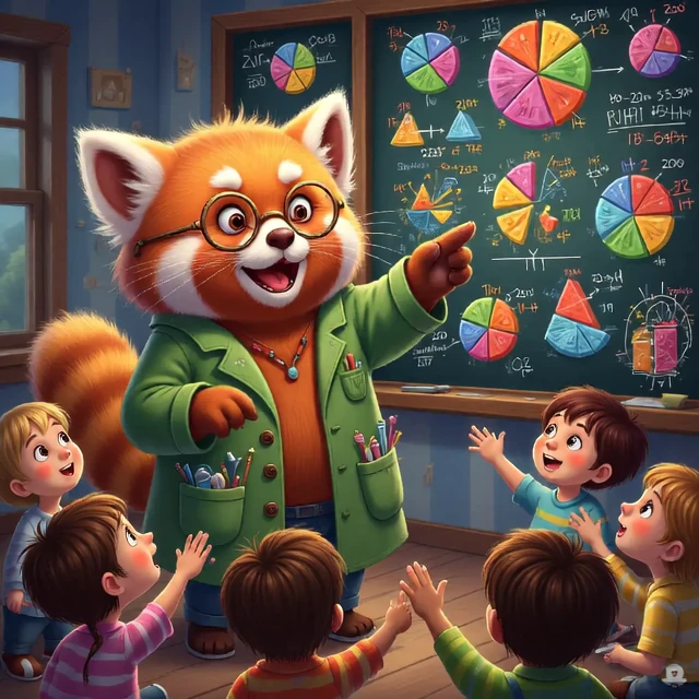 Professor Pip's Division Adventure: A Forest Friends Math Journey Cover