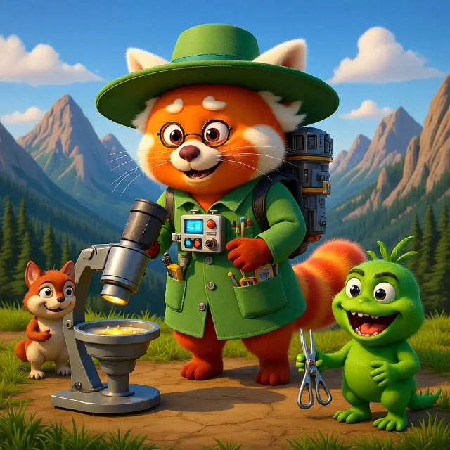 Professor Pip and Zippy's DNA Adventure: The Mystery of the Wilting Plant Cover
