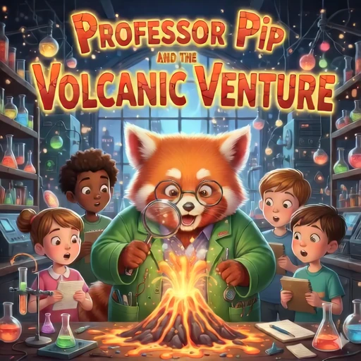 Professor Pip's Volcano Adventure: Discovering the Fiery Secrets of Our Earth Cover